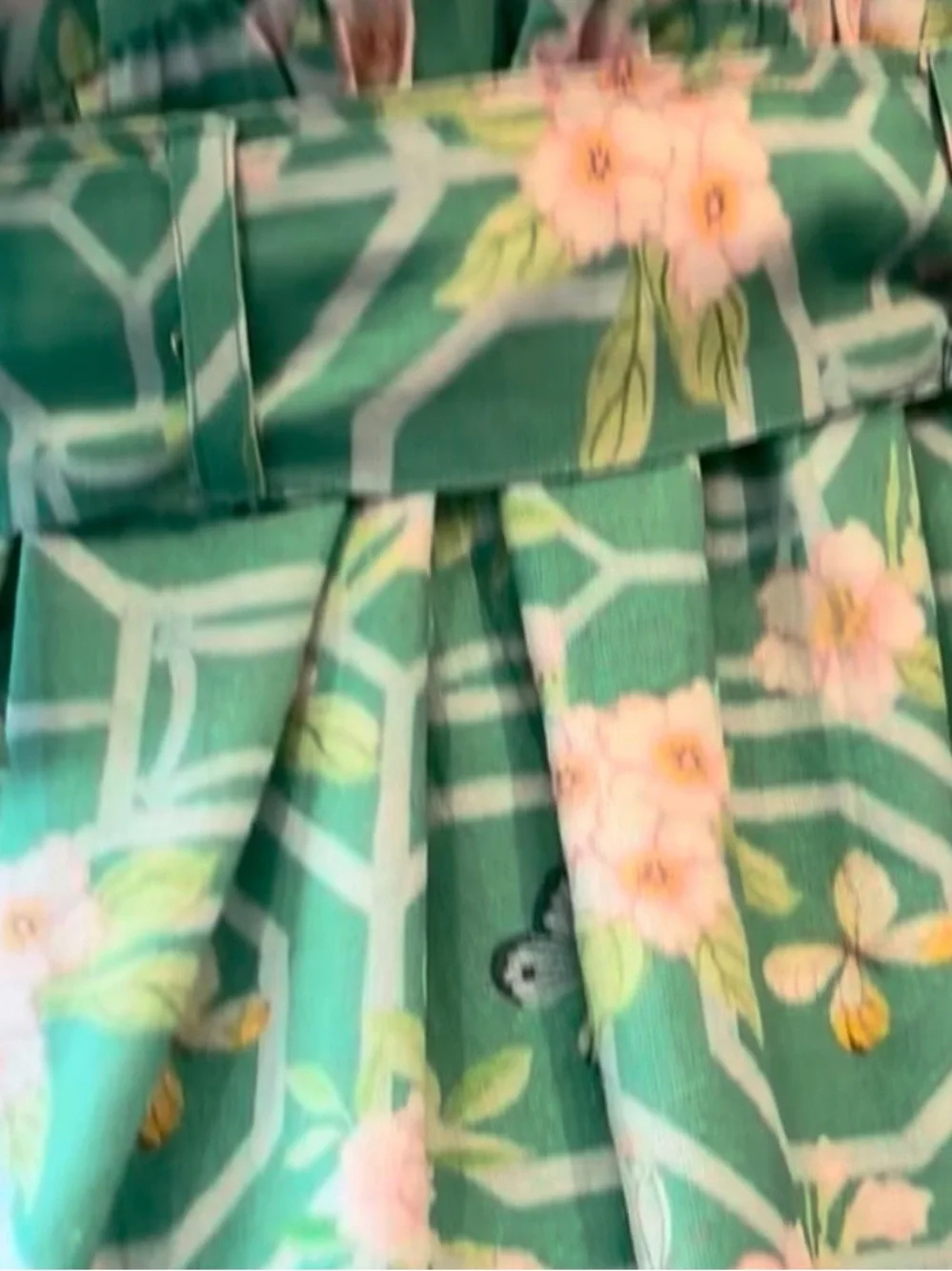 Marigold by Victoria Dunn Darcy DRESS in BUTTERFLY REVERIE. LargeNWT Rattan belt - Picture 14 of 15